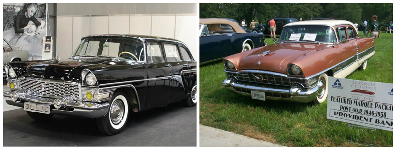 ГАЗ-13(1959-1981)- Packard Patrician(1956-1958)