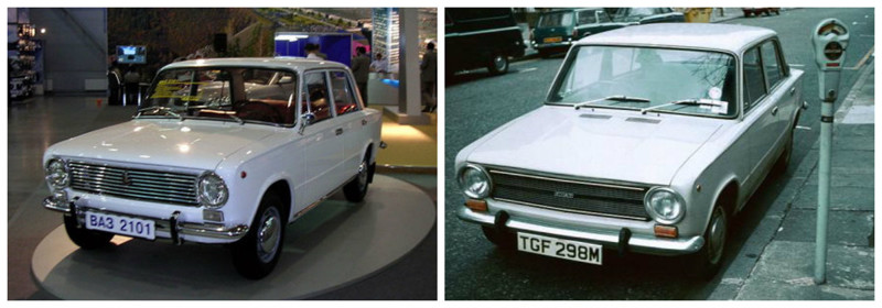 ВАЗ-2101 (1970-1988)-Fiat-124(1966-1974)