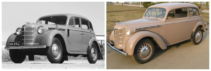 Москвич 400(1946-1956)-Opel Kadett K38(1937-1940)