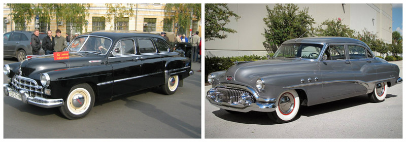 ГАЗ-М-12(1950-1960)-Buick Super(1940-1958)