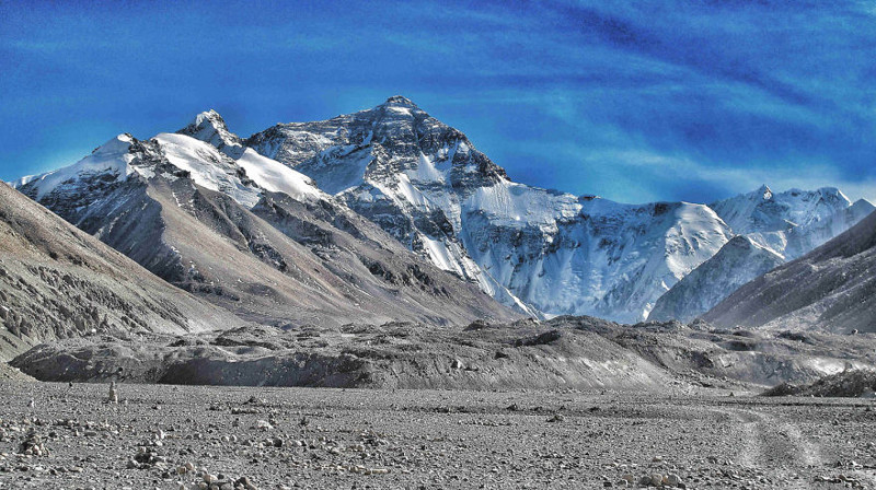Гора Эверест со стороны Тибета