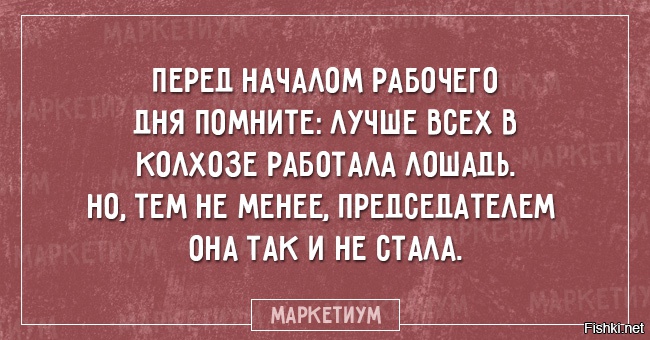 Больше всех в колхозе работала лошадь но председателем картинка