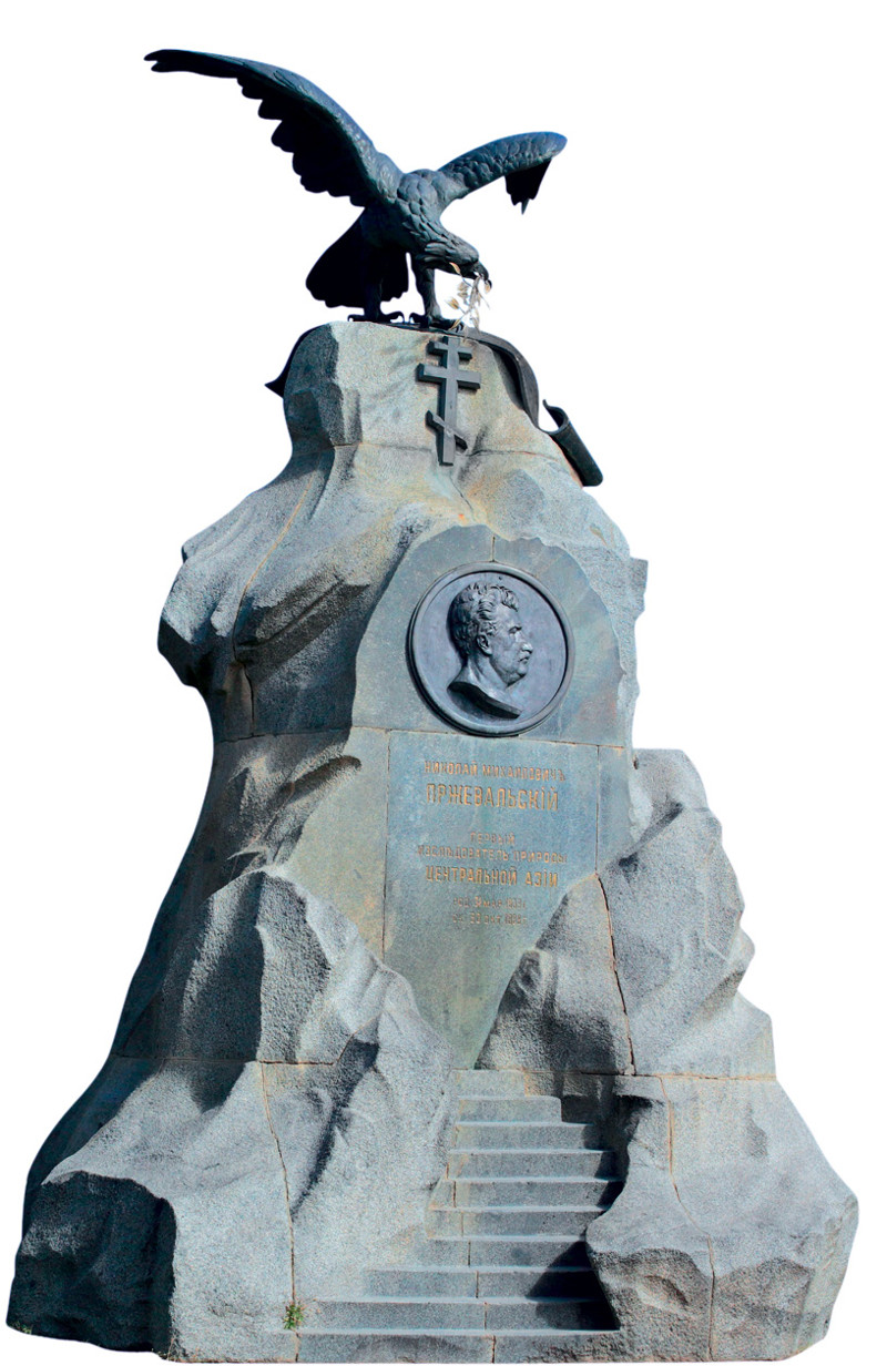 Памятник на могиле Пржевальского на берегу озера Иссык-Куль. Открыт в 1894 году 