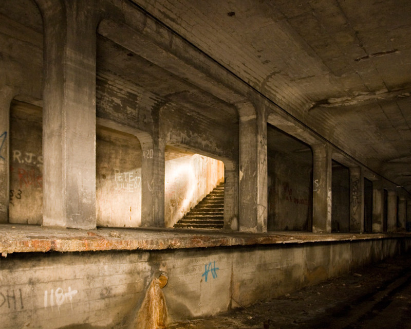 Заброшенное и недостроенное метро в Цинциннати