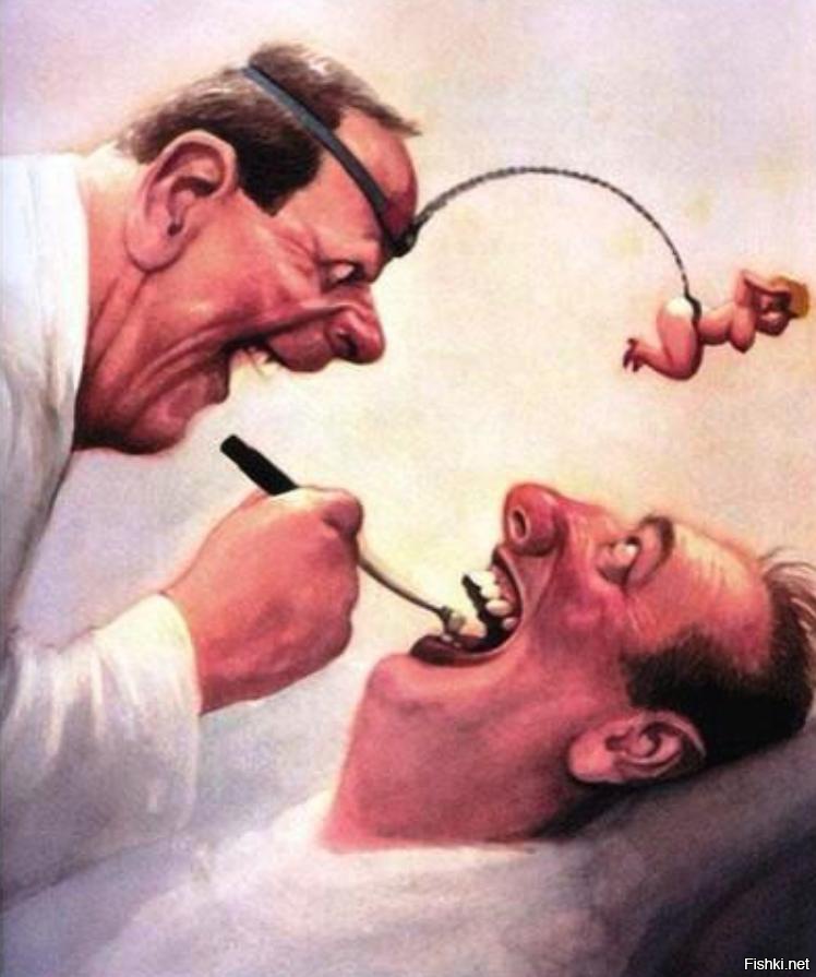 Как в психбольнице, провести осмотр больных стоматологу? 