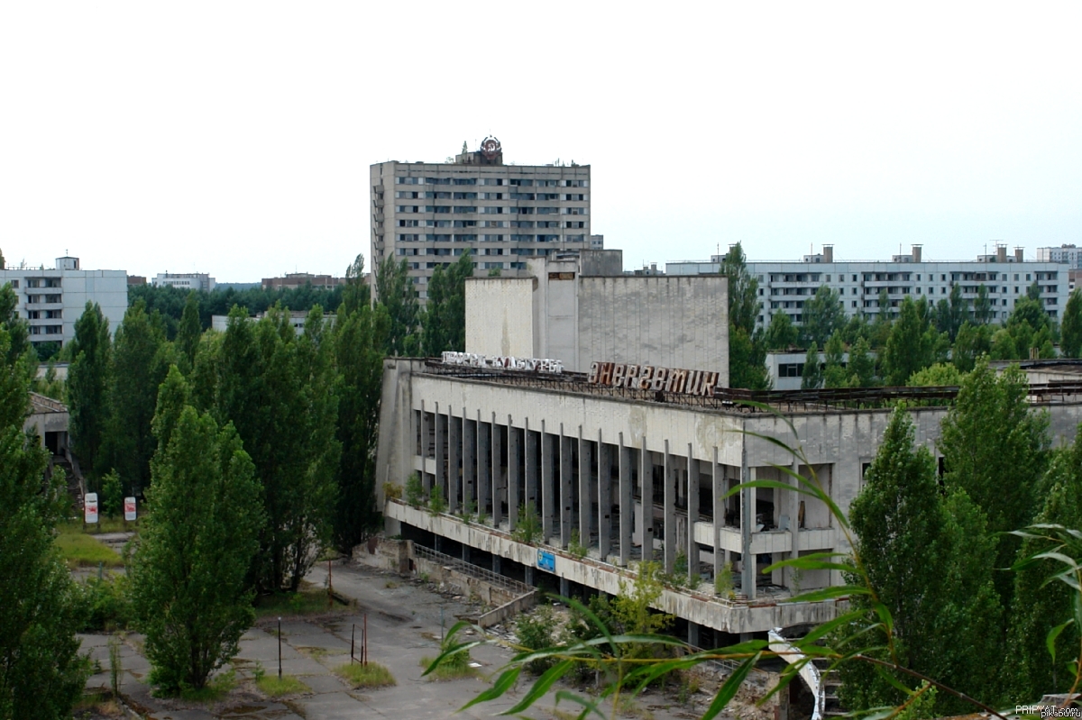 Фото припяти сразу после аварии