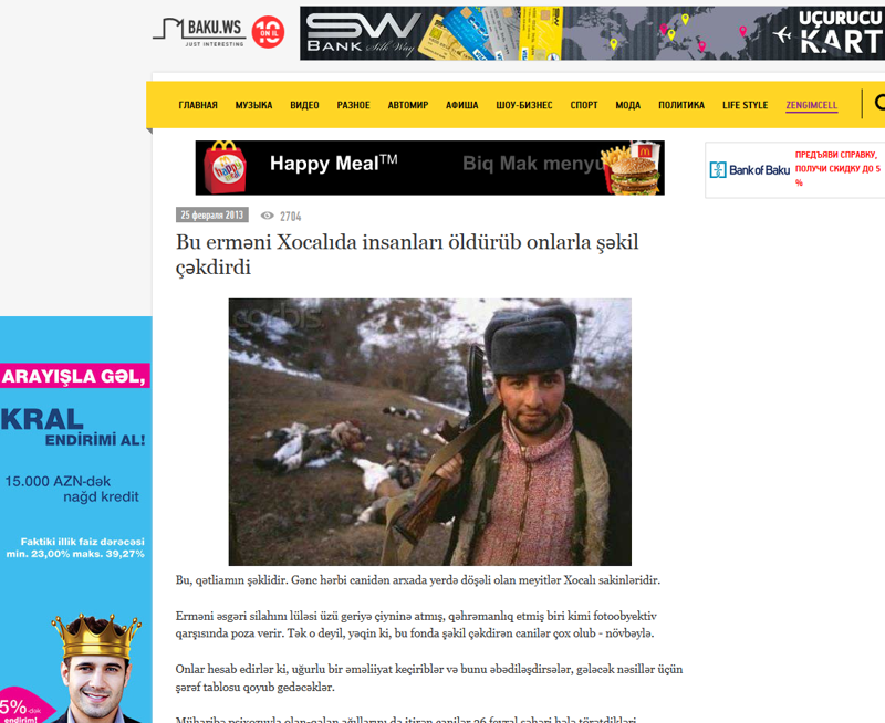 Ходжалы - невиданная фальсификация! Большой пост! 18+