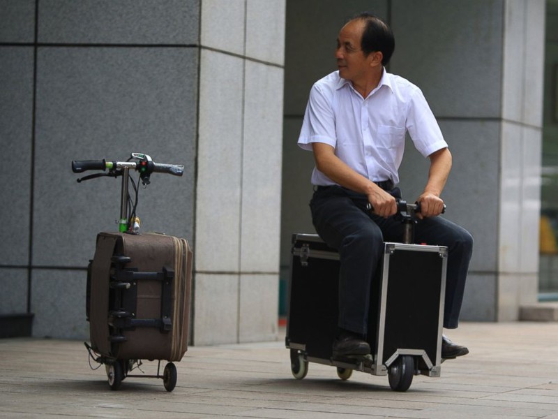 7. Suitcase Scooter