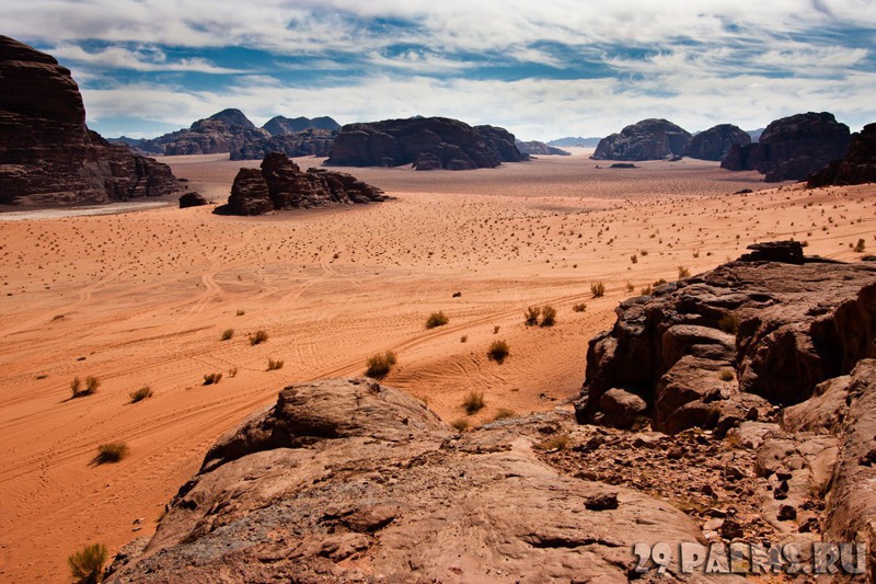 Чудеса света. Иордания. Пустыня Вади Рам (Wadi Rum).