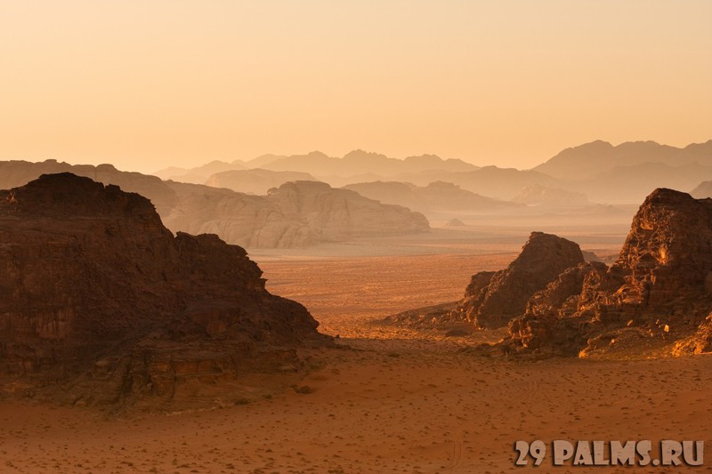 Чудеса света. Иордания. Пустыня Вади Рам (Wadi Rum).