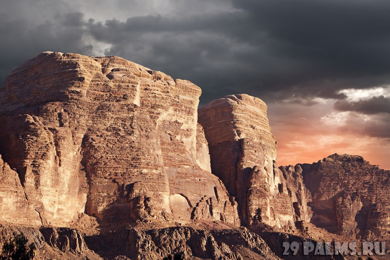 Чудеса света. Иордания. Пустыня Вади Рам (Wadi Rum).