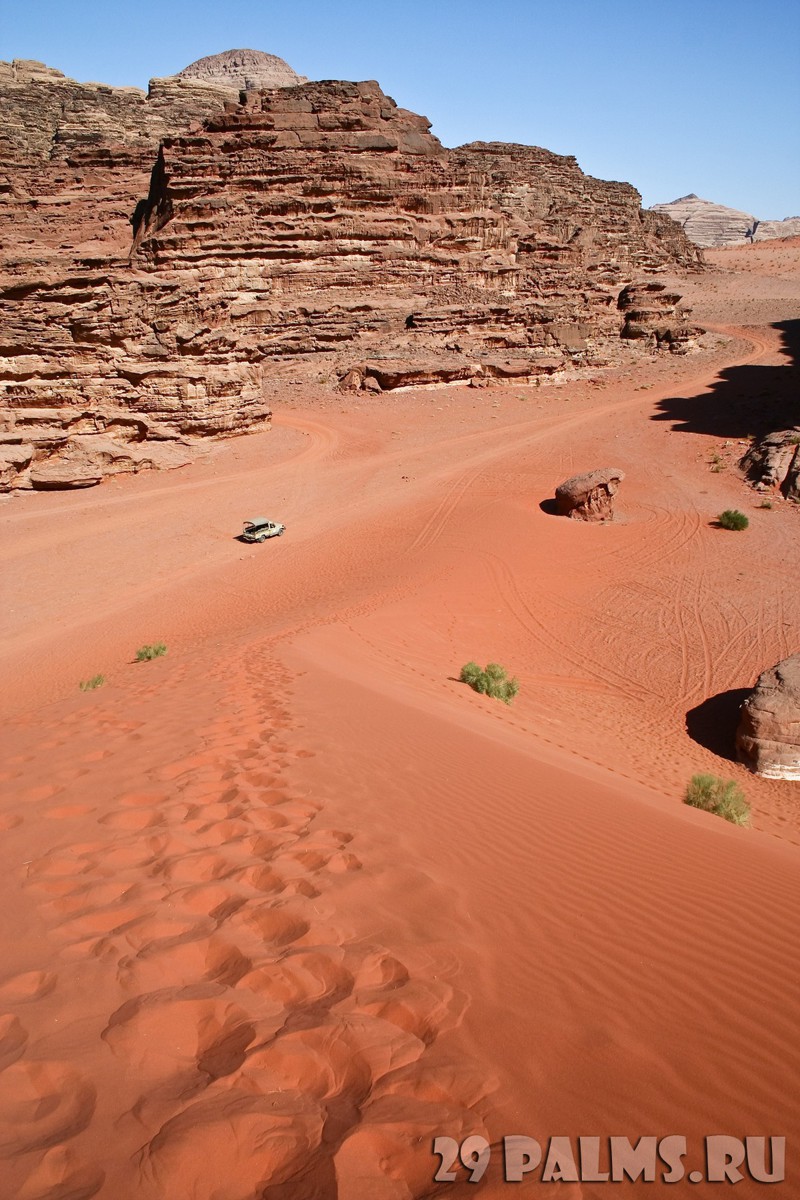 Чудеса света. Иордания. Пустыня Вади Рам (Wadi Rum).