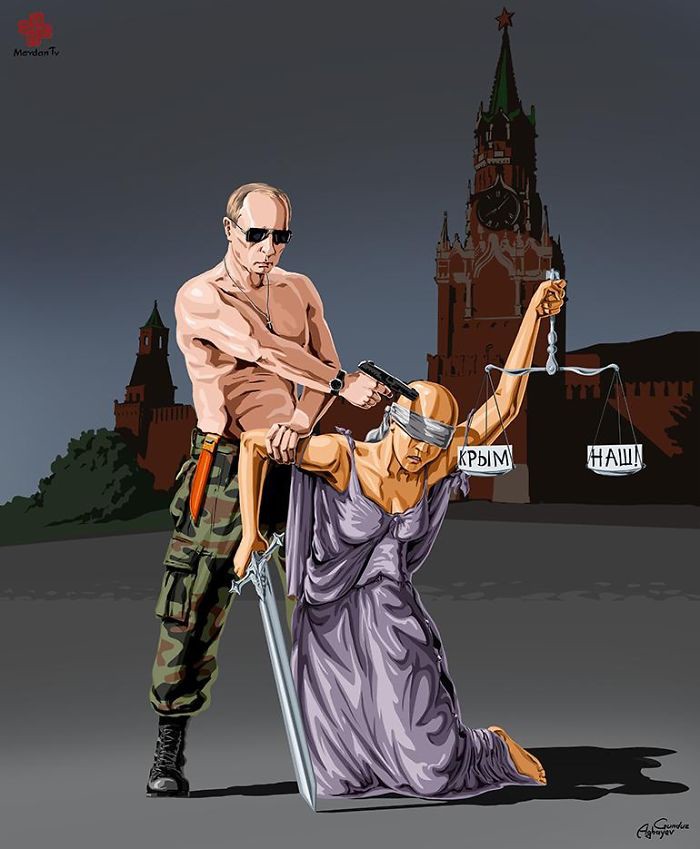Политическая сатира в картинках