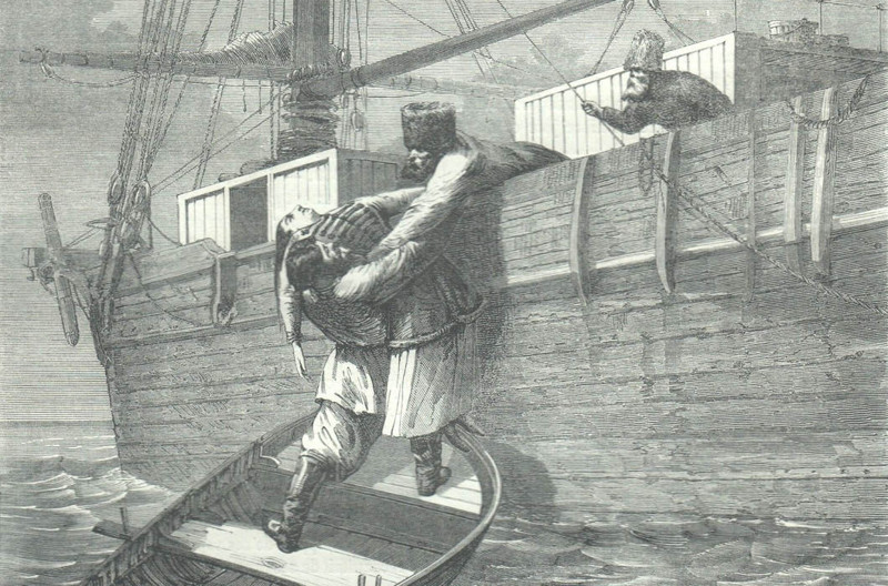 Сибирь. Спасение из ледяного моря, 1862 год