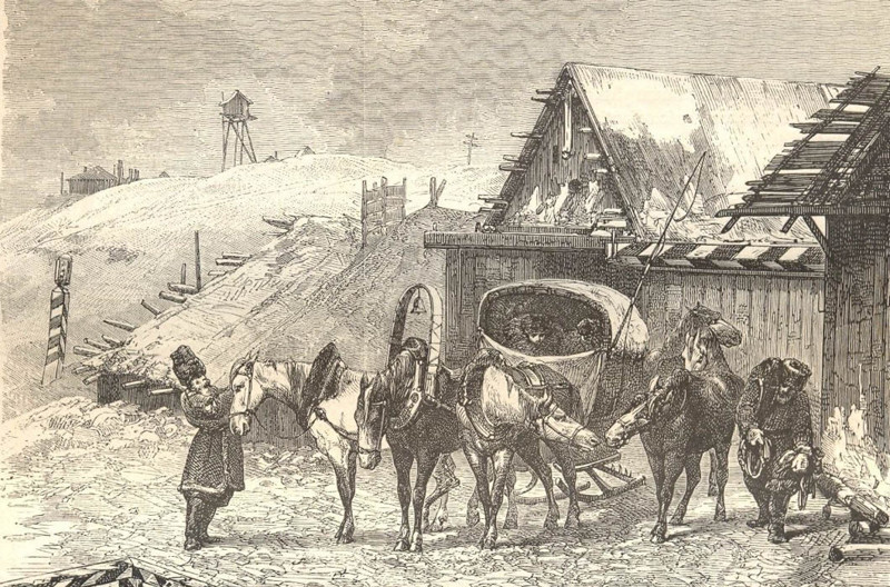 Сибирь. Путешественники, 1862 год