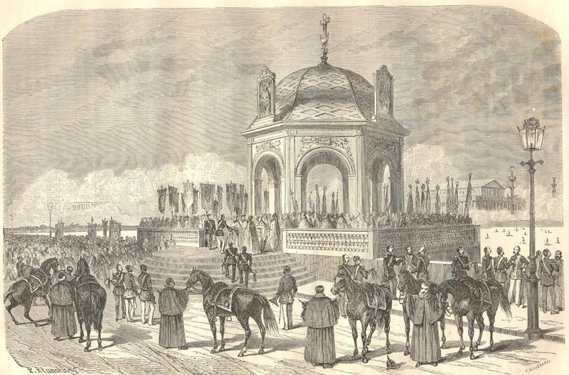 Освящение Иордани, 1861 год