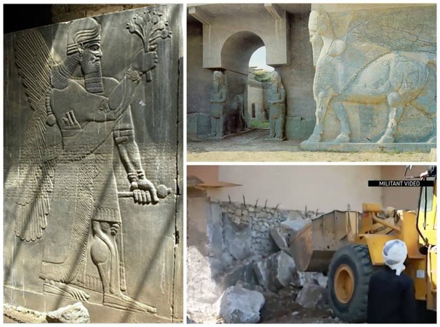 3. Древний ассирийской город Нимруд в Ираке.