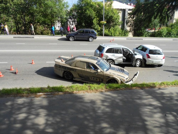Массовая авария в Петропавловске-Камчатском