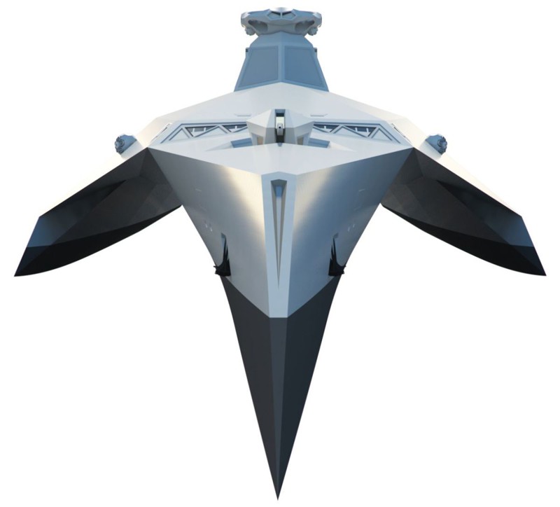 Концепт боевого корабля будущего