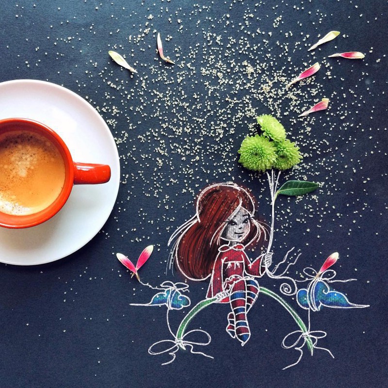 Иллюстрации, навеянные утренним кофе