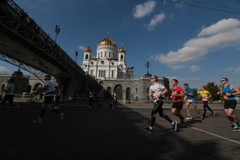 Самые крутые кадры с Московского марафона