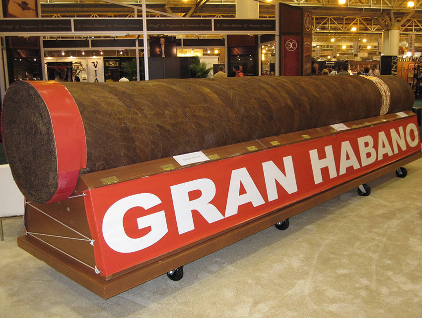 2) Гран-Habano 5 Эль Гиганте (185000 долларов за сигару)