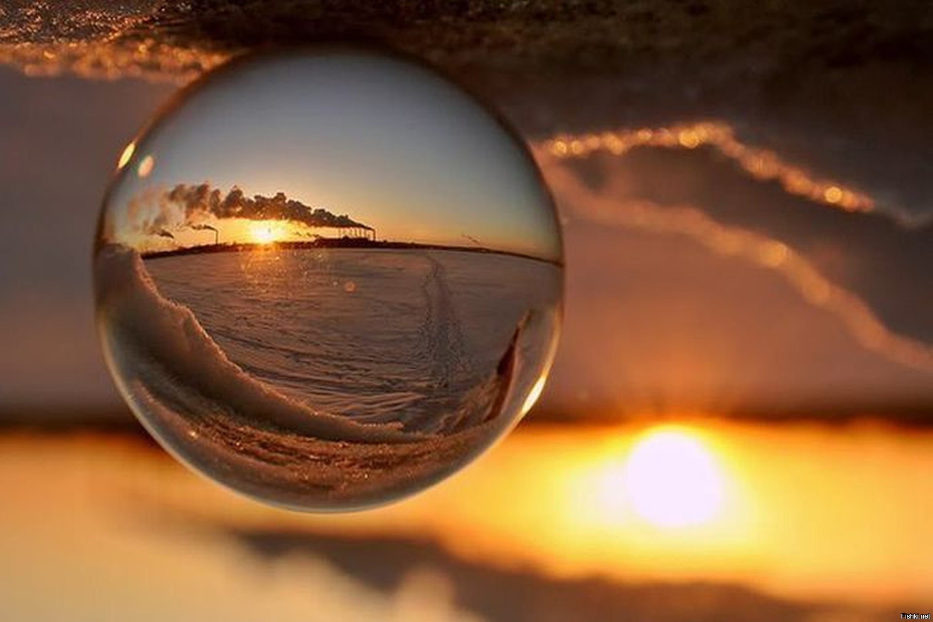 Просто картинки. Отражение солнца в капле. Просто картинки красивые. Мир через каплю воды. Отражение солнца в шаре.