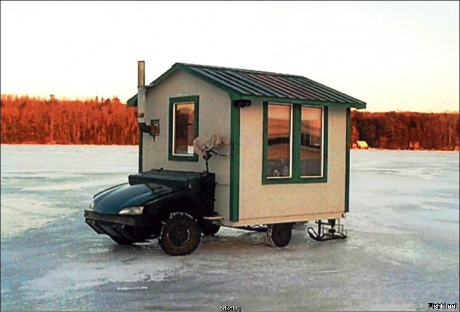 Зимний Домик Для Рыбалки фото 18