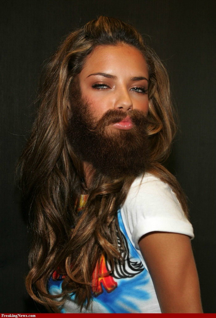 Бородатые женщины-знаменитости: чудеса Фотошопа