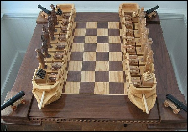 Морской бой на шахматной доске