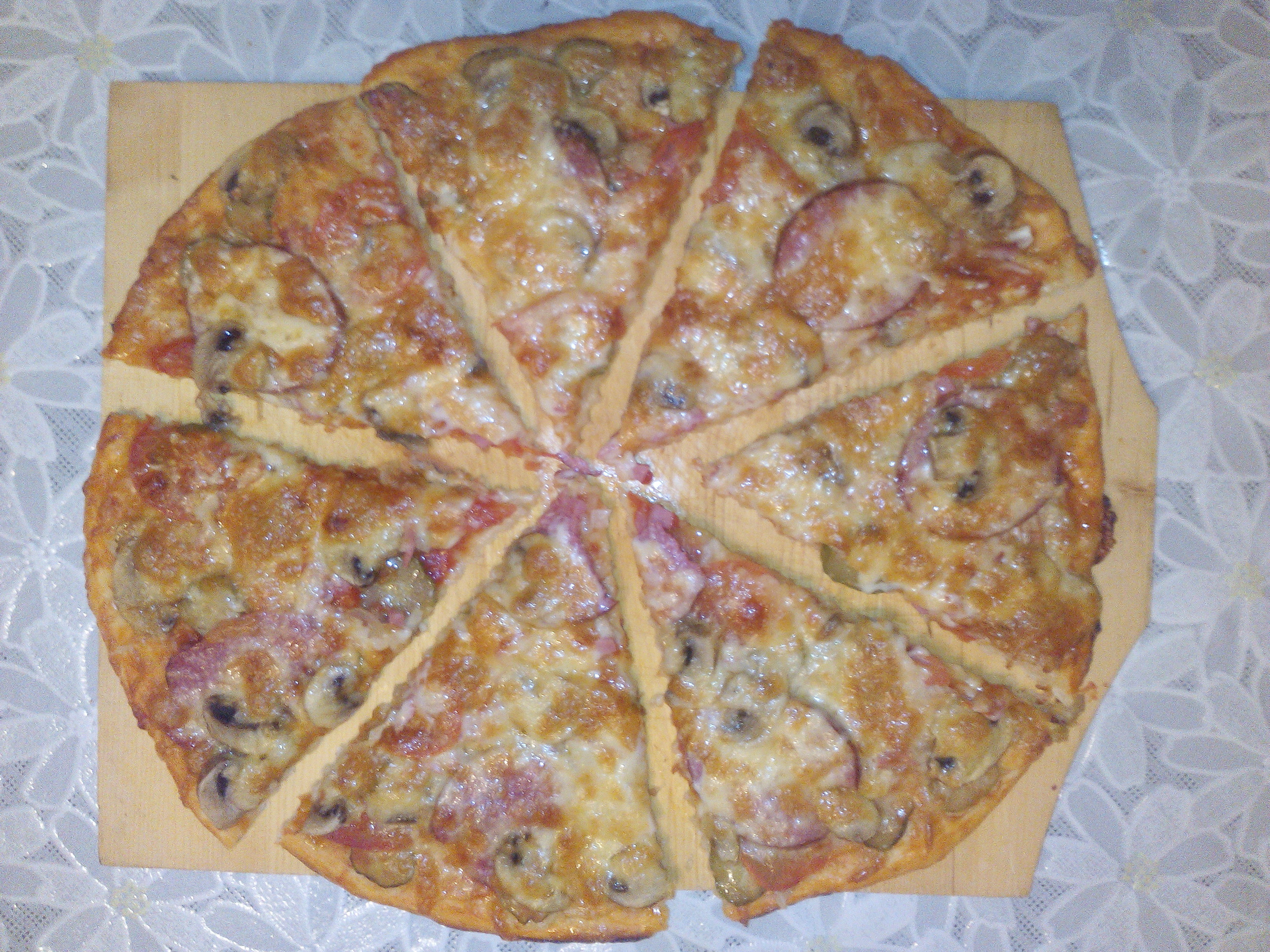 хрустящая пицца на тонком тесте рецепт фото 86