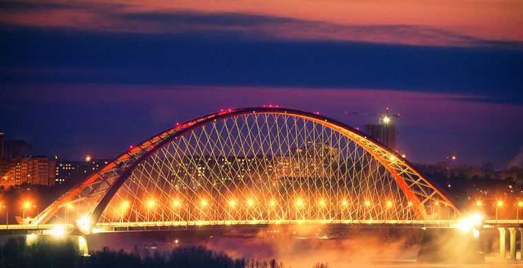 11. Бугринский мост, Новосибирск  
