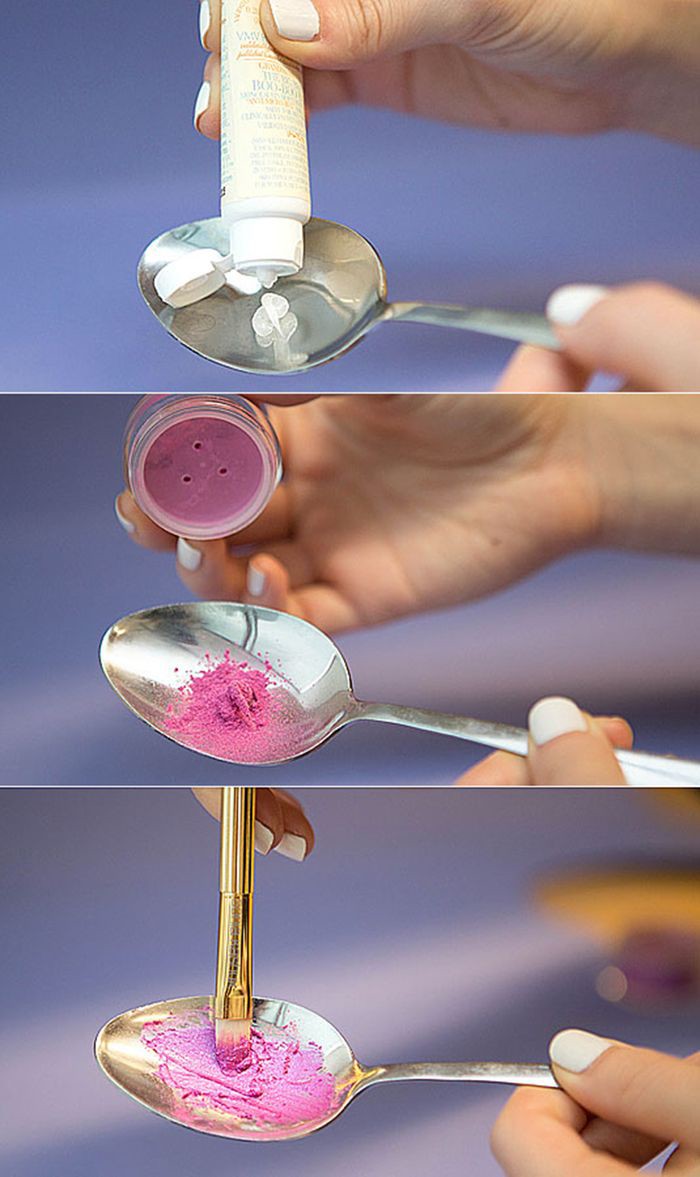 Как красиво накрасить брови с помощью вилки thumbnail