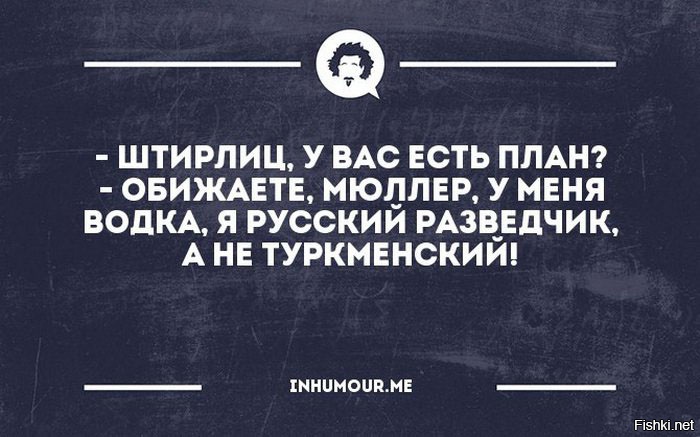 Штирлиц у вас есть план