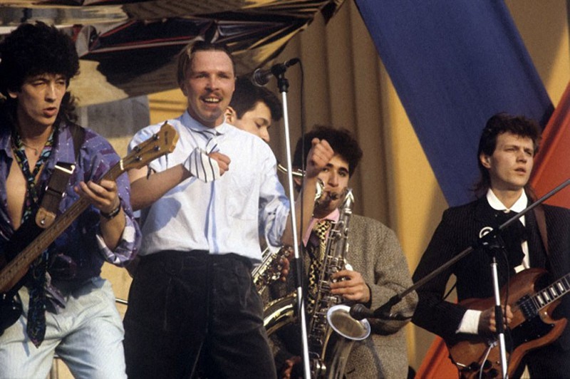 Гарик Сукачев и группа "Бригада С". 1986 год 