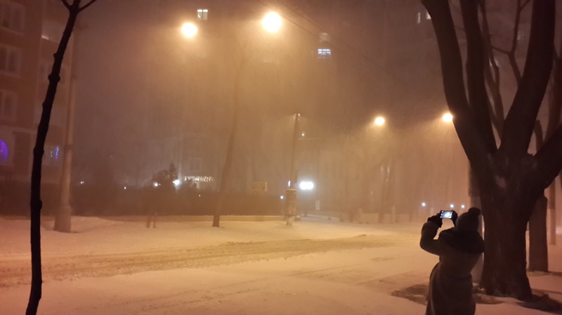 Зима в Одессе.Иногда-снега выпадает ну очень много.