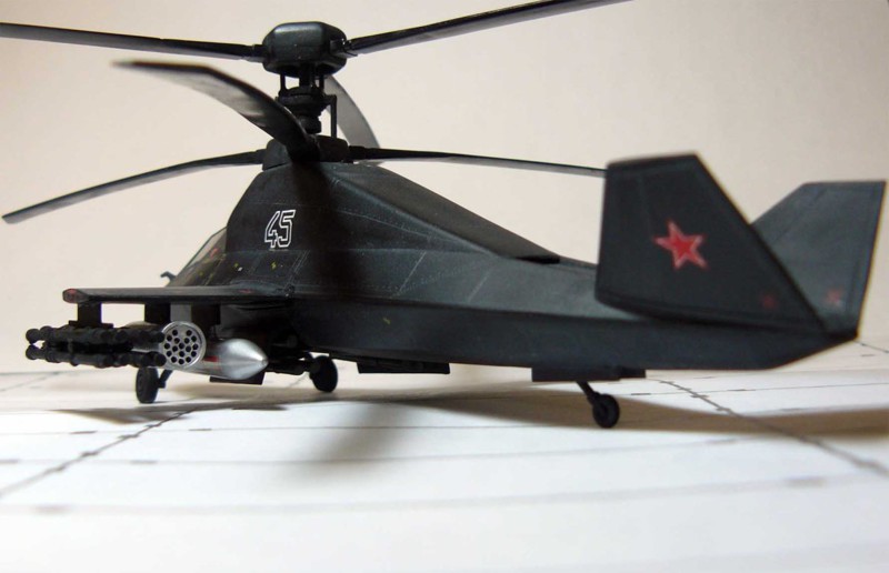 Ка-58 "Черный призрак". Перспективный ударный вертолет-невидимка