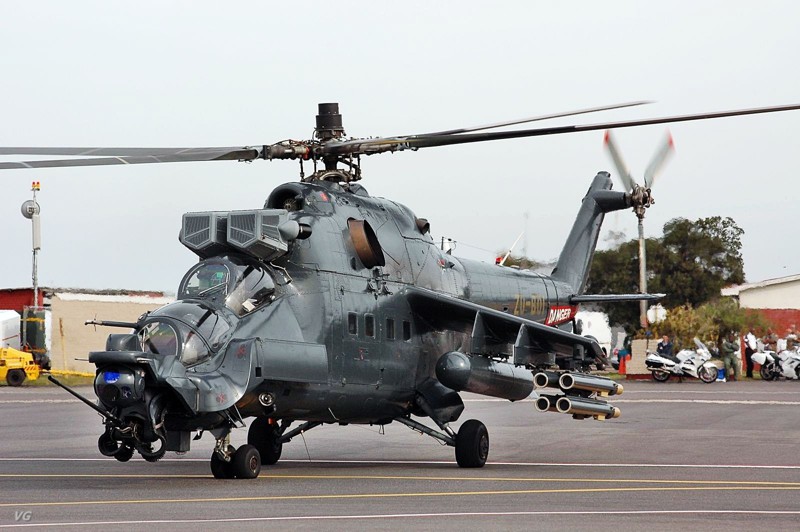 Ми-24 Super Hind — модификация, принятая на вооружение Алжира.