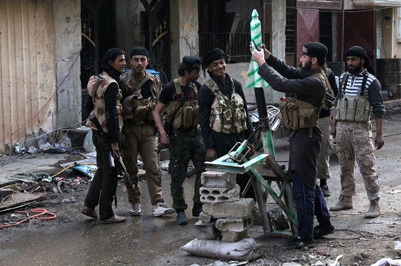 Самодельное оружие сирийских боевиков