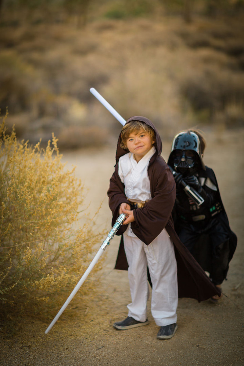 Фотопроект: дети в образах из «Звездных войн»