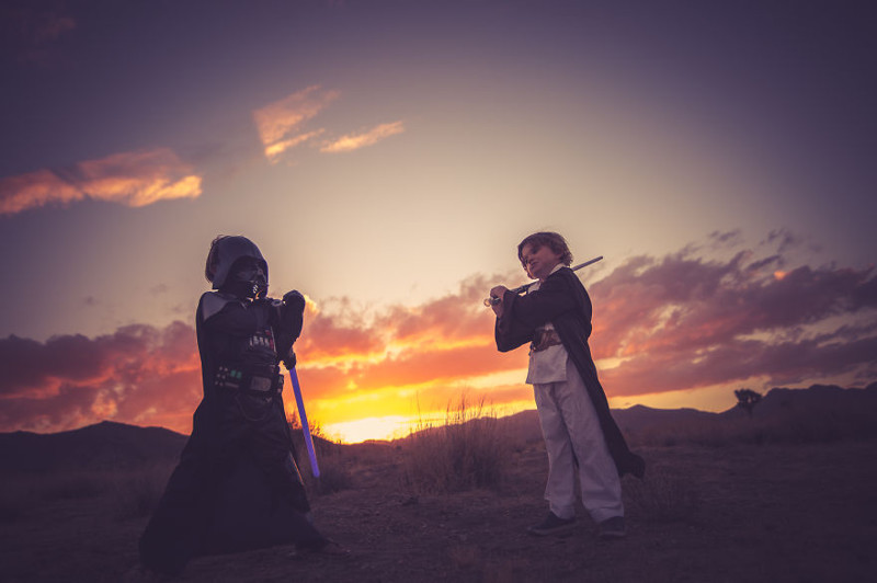 Фотопроект: дети в образах из «Звездных войн»