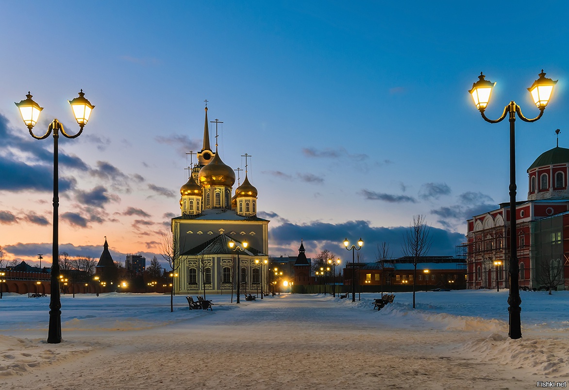 Достопримечательности тулы зимой