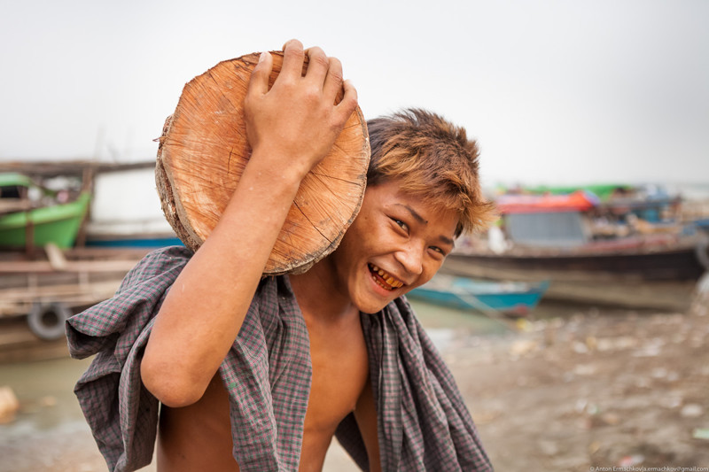 Бирма. Жизнь на пляже. Часть 2