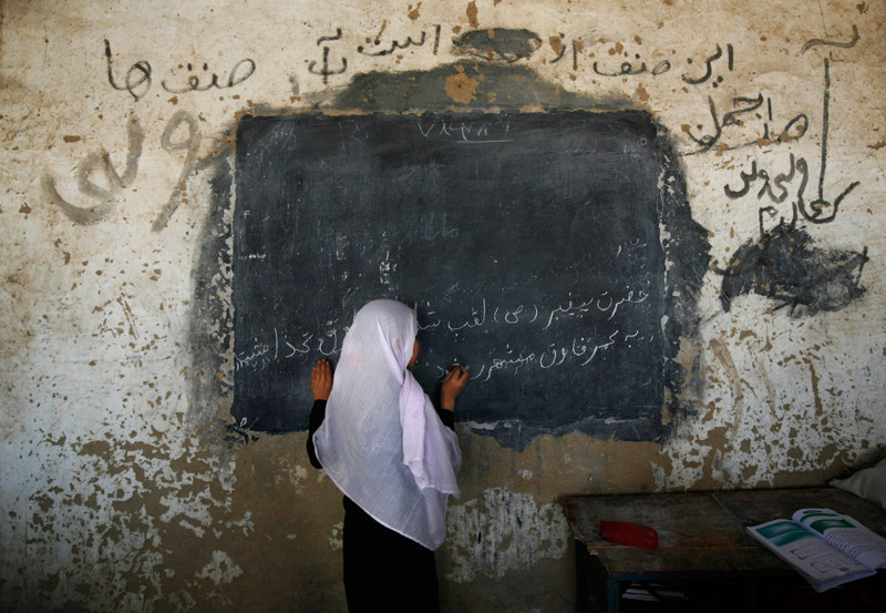 Школьный класс, Афганистан, 21 сентября 2008.