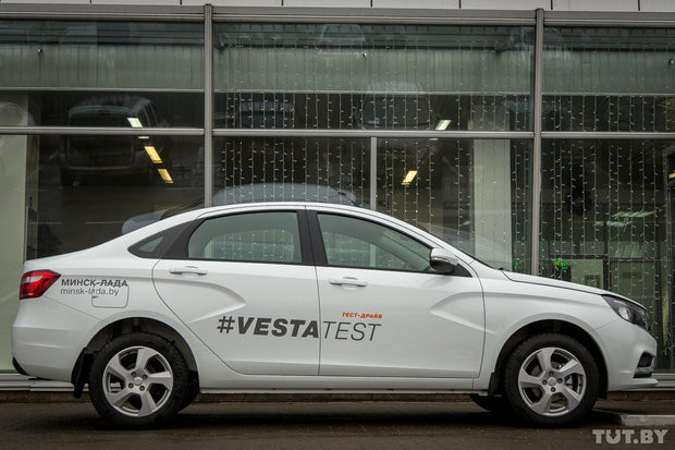 Тест-драйв Lada Vesta в Беларуси