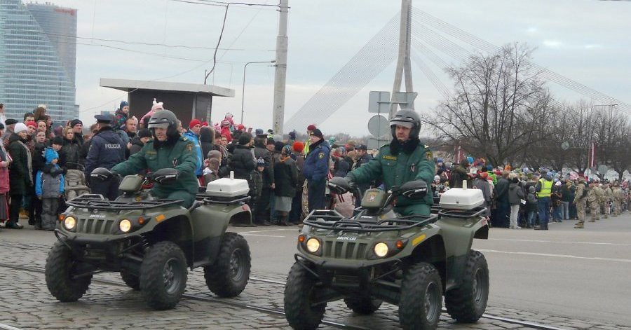 Парад в прибалтике