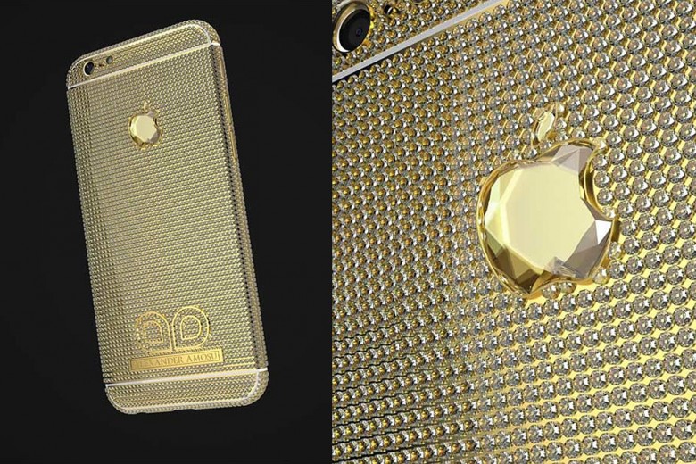 6. Бриллиантовый iPhone 6 – $2.5 млн.  роскошь, стоимость, телефон