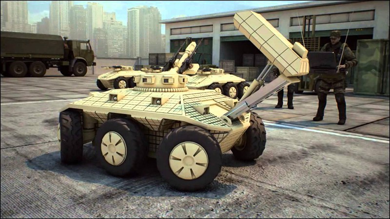 Сирийская армия использовала боевых роботов РФ