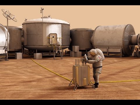 NASA продемонстрировало концепцию марсианской базы !