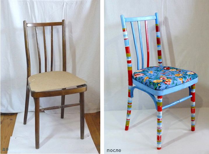 Переделка мебели до и после (84 фото)